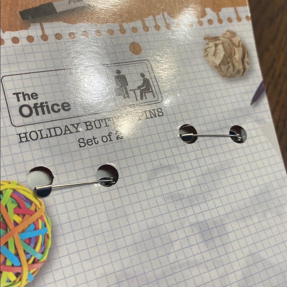 “5/$20” The Office collectible pins set of two Christmas themed - Picture 4 of 4